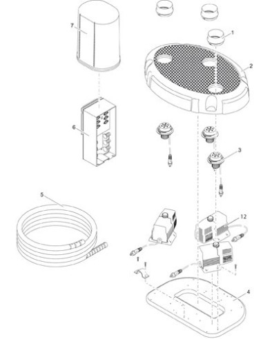 Borne électrique télécommandable