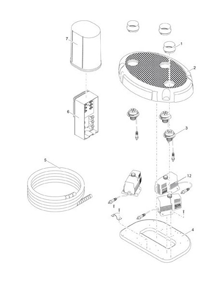Borne électrique télécommandable