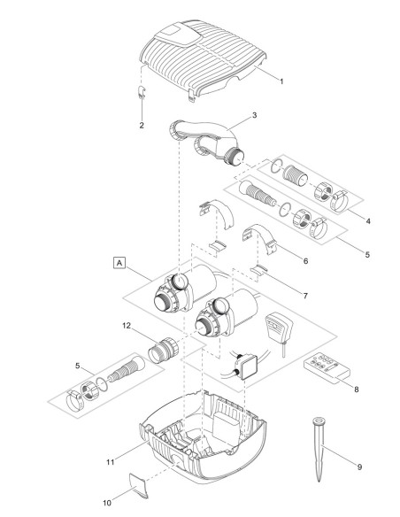 Aquamax Eco Twin 30000 - FICHE PIECES DETACHEES