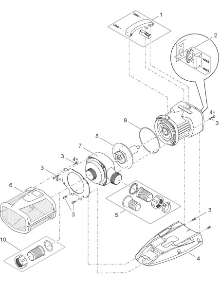 Aquamax Eco Expert 44000 - FICHE PIECES DETACHEES