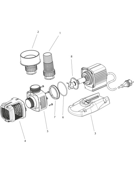 Pondomax Eco 1500 - FICHE PIECES DETACHEES