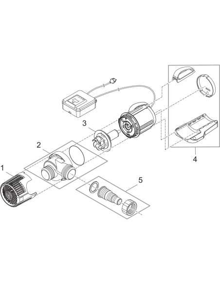 Pondomax Eco 5000 Control - FICHE PIECES DETACHEES