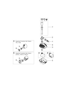 Aquarius Fountain Set Classic 1000 - FICHE PIECES DETACHEES