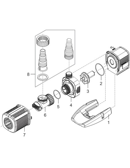 Aquarius universal Classic 3000 - FICHE PIECES DETACHEES