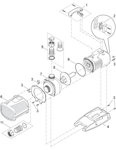 Aquarius Eco Expert 44000 - FICHE PIECES DETACHEES
