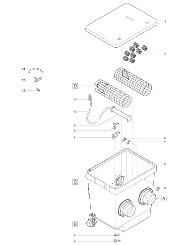 Proficlear Premium Moving Bed - FICHE PIECES DETACHEES