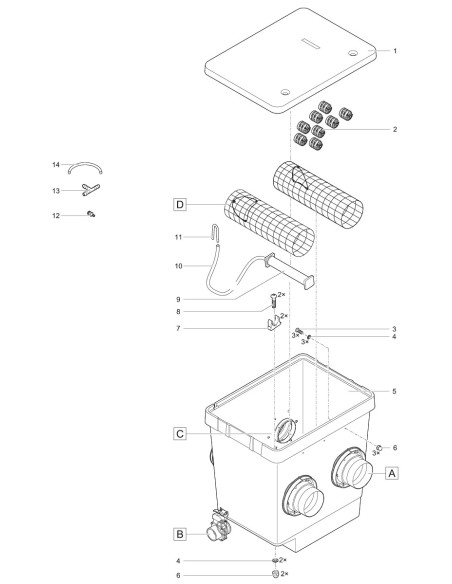 Proficlear Premium Moving Bed - FICHE PIECES DETACHEES