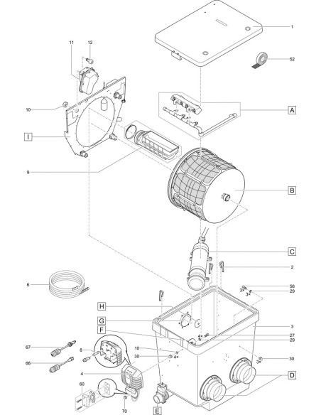 Proficlear Premium DF-L Pompage EGC - FICHE PIECES DETACHEES
