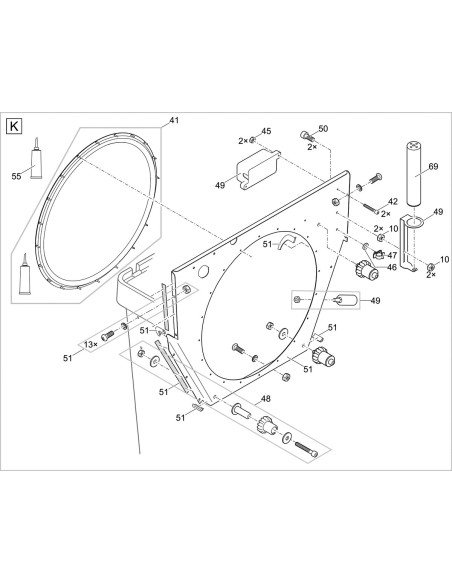 Proficlear Premium DF-L - FICHE PIECES DETACHEES