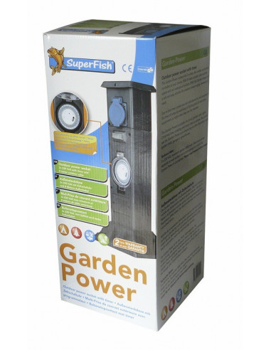 Garden Power ralonge 3 prises avec timer Superfish