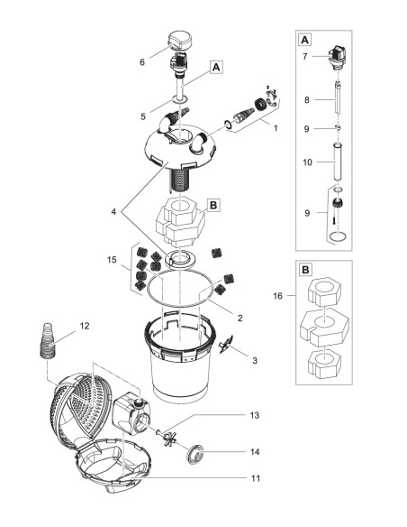 Pondopress Set 15000 - FICHE PIECES DETACHEES