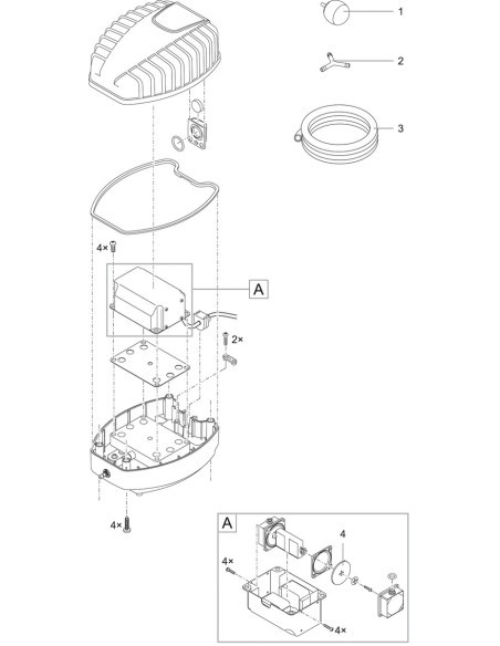 Aquaoxy 500 - FICHE PIECES DETACHEES