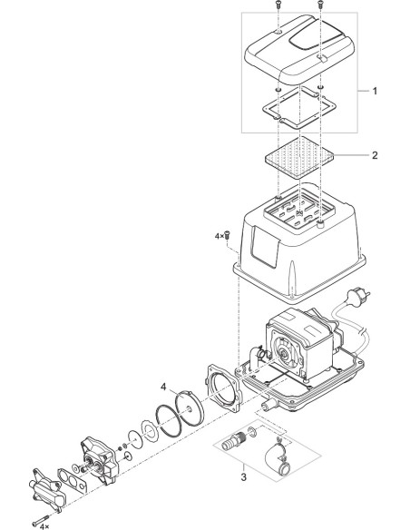 Aquaoxy 7500 - FICHE PIECES DETACHEES
