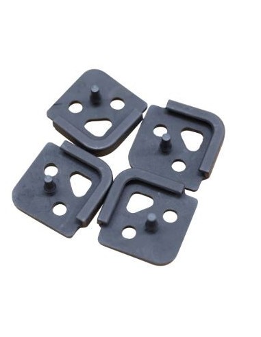 Kit pieds caout. rechange Bitron Premium