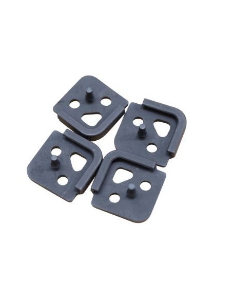 Kit pieds caout. rechange Bitron Premium