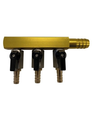 Répartiteur inox 8 mm 3 sorties Superfish