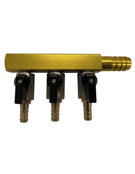 Répartiteur inox 8 mm 3 sorties Superfish