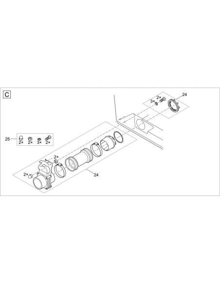 ProfiClear Premium Compact-M pompage OC - FICHE PIECES DETACHEES