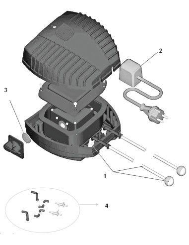 AQUAOXY 1000 - FICHE PIECES DETACHEES