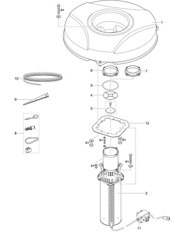 AIRFLO 4KW - FICHE PIECES DETACHEES