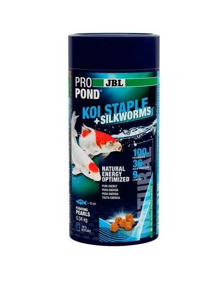 JBL PROPOND KOI STAPLE+SILKWORMS