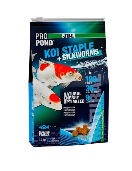 JBL PROPOND KOI STAPLE+SILKWORMS