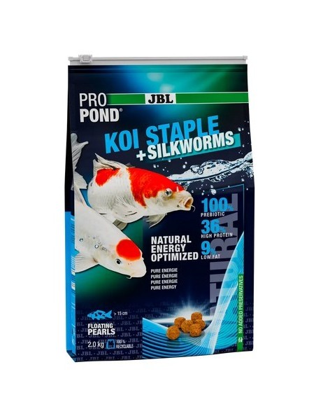 JBL PROPOND KOI STAPLE+SILKWORMS