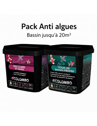 Pack Anti Algues - Bassin 20M3
