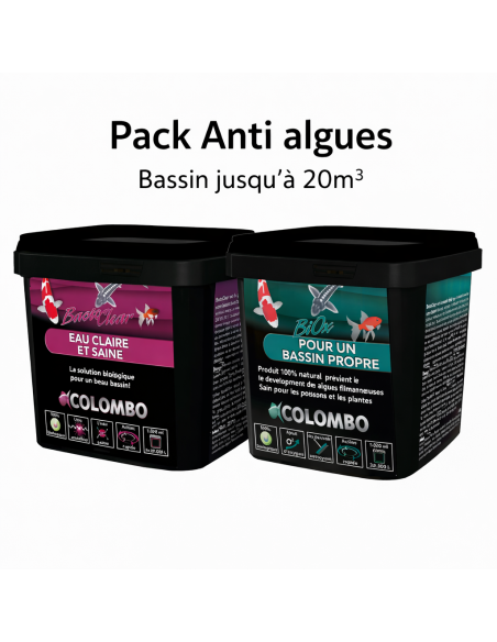 Pack Anti Algues - Bassin 20M3