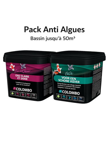 Pack Anti Algues - Bassin 50M3