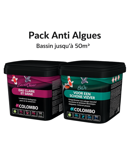 Pack Anti Algues - Bassin 50M3