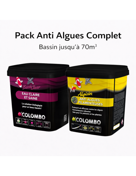 Pack Anti Algues - Bassin 70M3