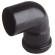Coude de jonction noir DN 75/87 ° Oase