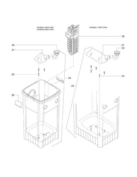schéma Pièces détachées Filtre N°2