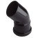 1- Coude de jonction noir DN 110/45 ° Oase