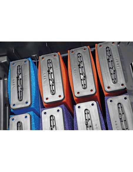 Lèvre caoutchoutée de décantation