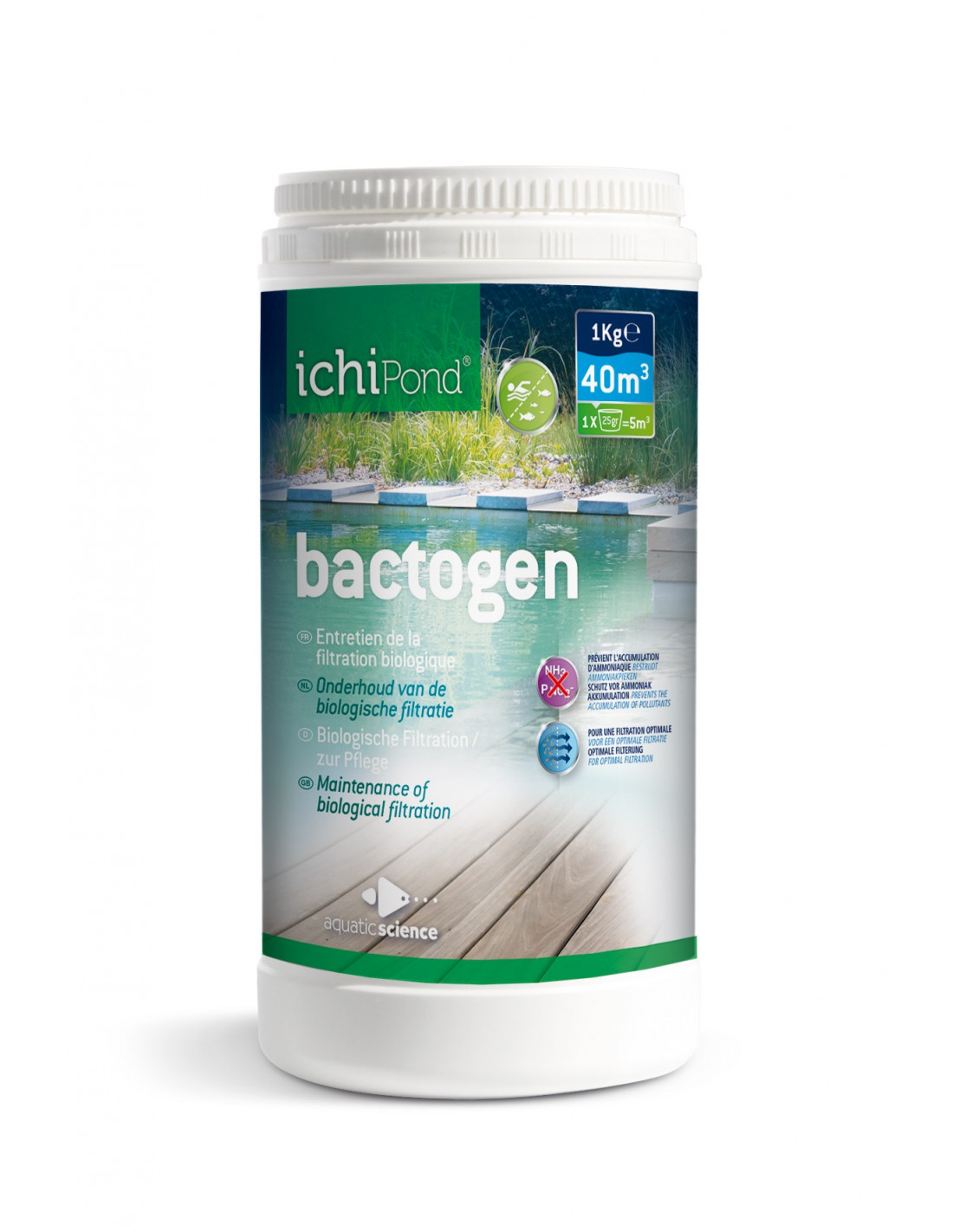 Bactogen 40000  Bactéries Aquatic Science
