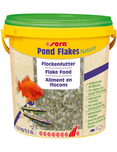 Nourriture poisson Pond Flakes 10 L Sera
