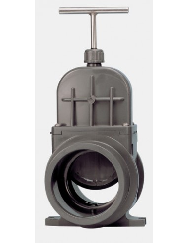Vanne guillotine 75 mm a collé - accessoires de filtration du bassin